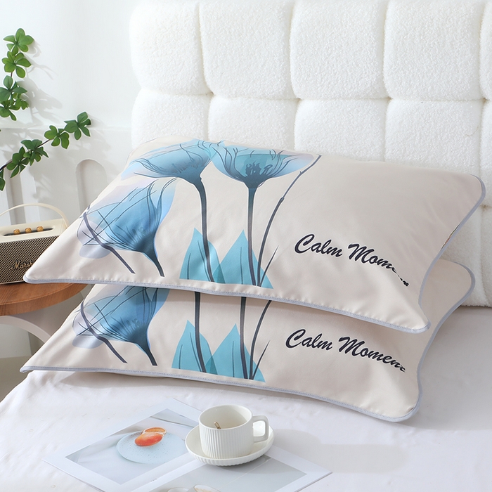 91家纺网 家纺一手货源 找家纺 娇兰毛巾 2026新款7a抗菌夏季凉感枕巾 遇香