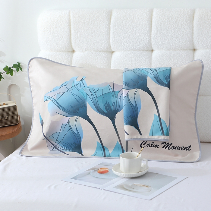 91家纺网 家纺一手货源 找家纺 娇兰毛巾 2026新款7a抗菌夏季凉感枕巾 遇香