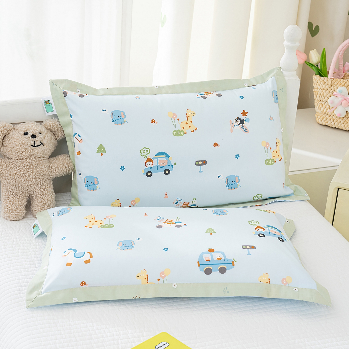 91家纺网 家纺一手货源 找家纺 （总）良佐生活 2026新款A类60支全棉贡缎长绒棉拼角枕套