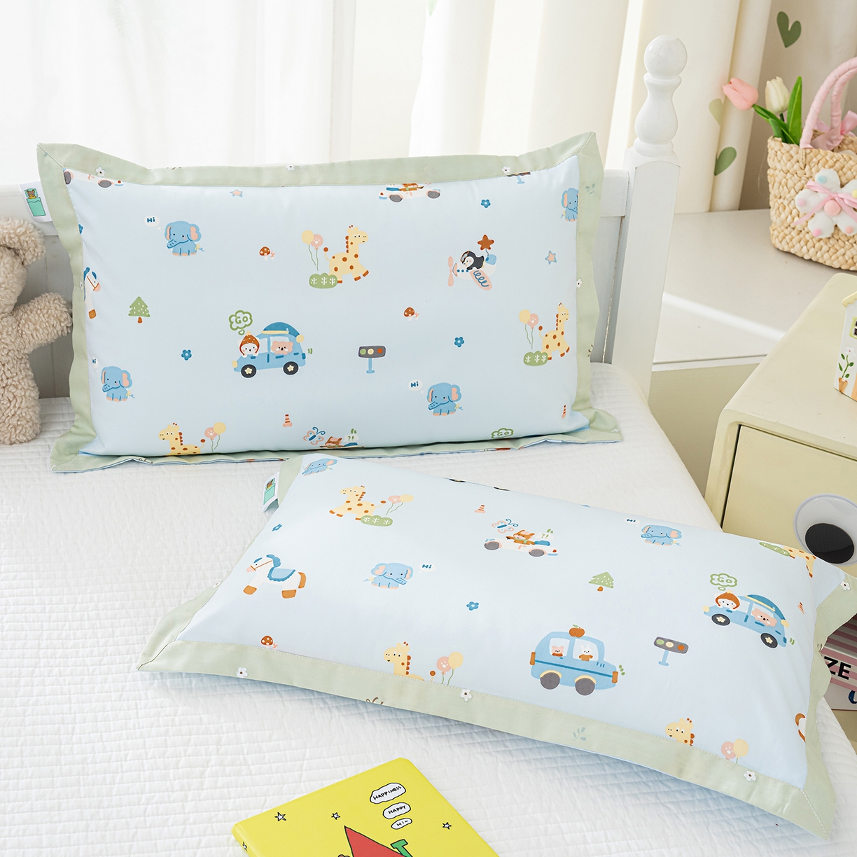 91家纺网 家纺一手货源 找家纺 （总）良佐生活 2026新款A类60支全棉贡缎长绒棉拼角枕套