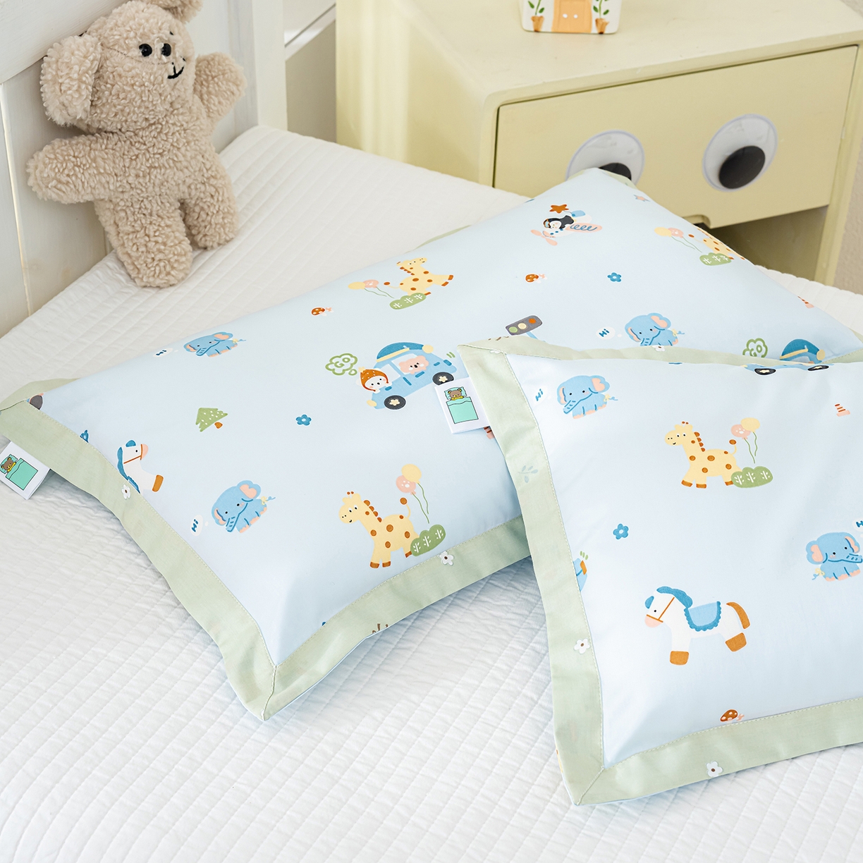 91家纺网 家纺一手货源 找家纺 （总）良佐生活 2026新款A类60支全棉贡缎长绒棉拼角枕套