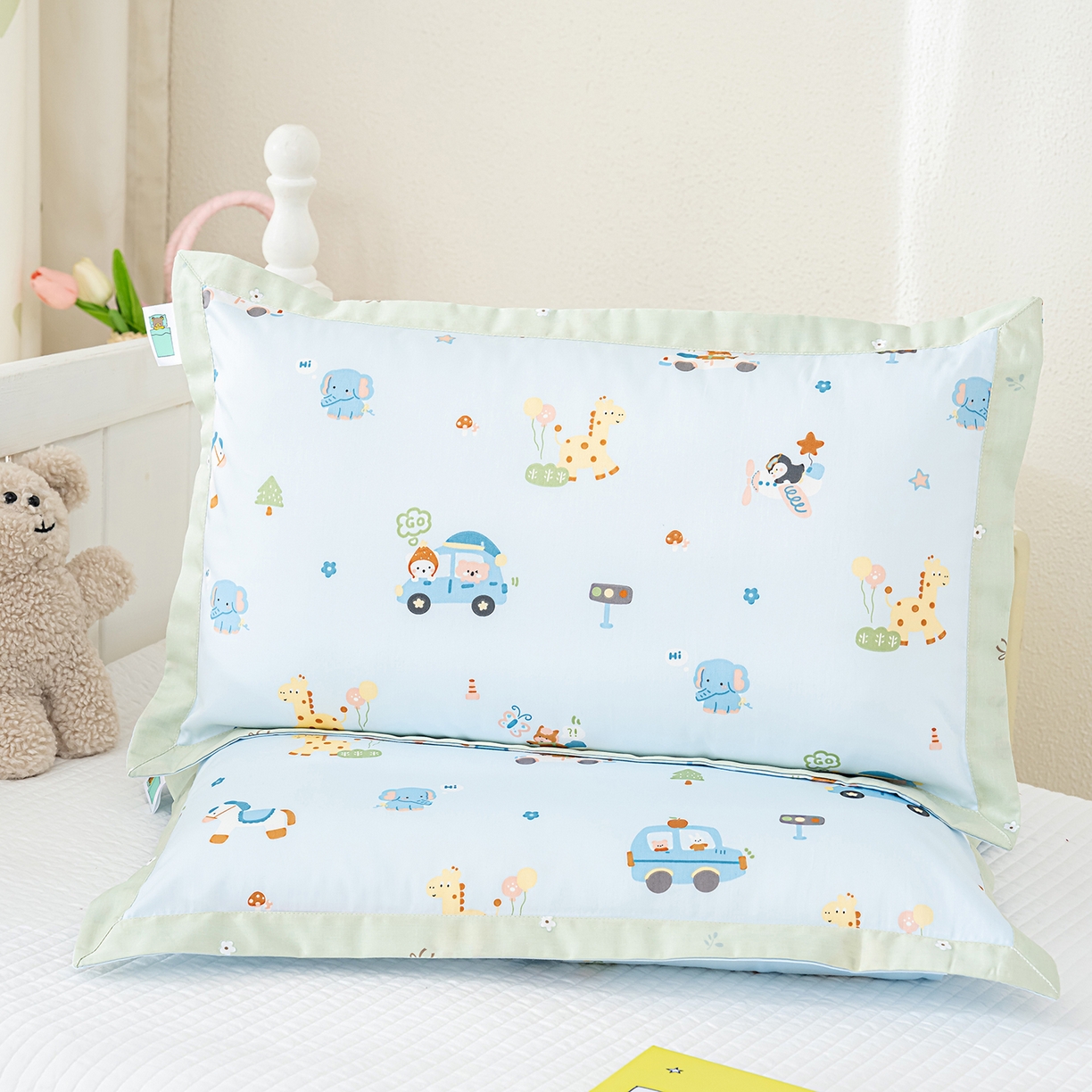 91家纺网 家纺一手货源 找家纺 （总）良佐生活 2026新款A类60支全棉贡缎长绒棉拼角枕套