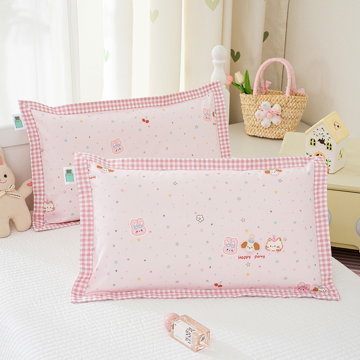 91家纺网 家纺一手货源 找家纺 （总）良佐生活 2026新款A类60支全棉贡缎长绒棉拼角枕套