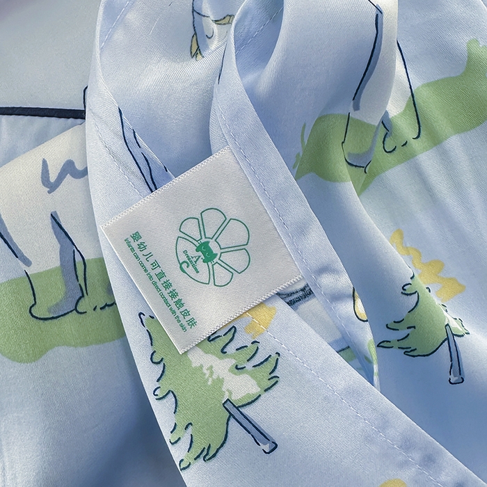 91家纺网 家纺一手货源 找家纺 （总）姝辰 2026新款莱赛尔嵌绳卡通印花枕套儿童夏季凉感冰丝枕套幼儿园乳胶枕套枕罩