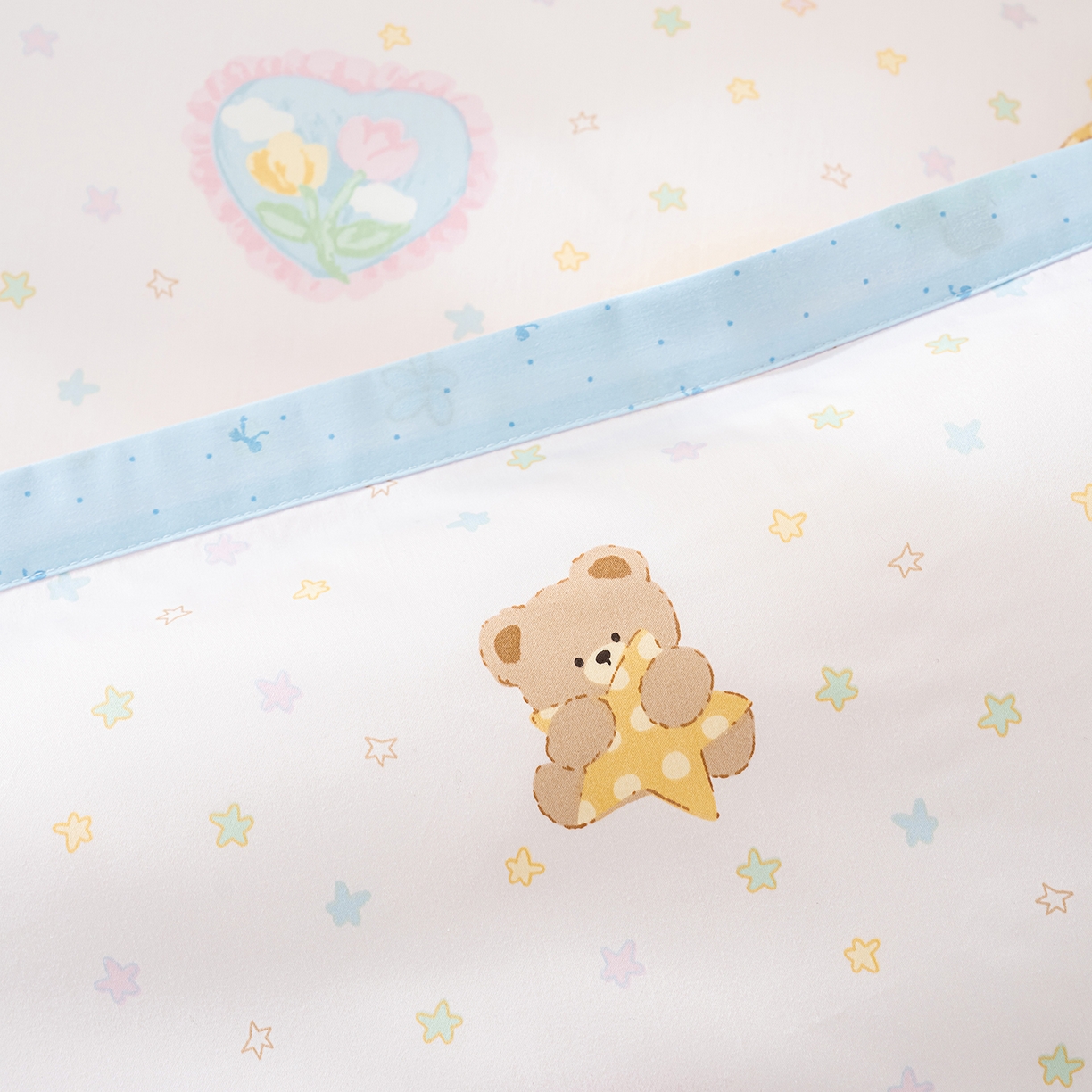 91家纺网 家纺一手货源 找家纺 良佐生活 2026新款A类60支全棉贡缎长绒棉拼角枕套 繁星点点