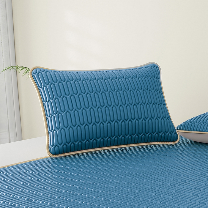 91家纺网 家纺一手货源 找家纺 （总）奇丝雅 2026新款夏季A类纯色乳胶冰丝凉席枕套凉感家用可机洗单人学生宿舍48×74cm一只一对