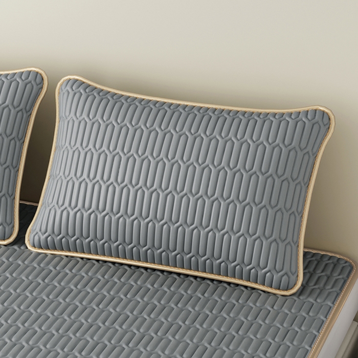 91家纺网 家纺一手货源 找家纺 （总）家品罗兰 2026新款夏季A类纯色乳胶冰丝凉席枕套凉感家用可机洗单人学生宿舍48×74cm一只一对