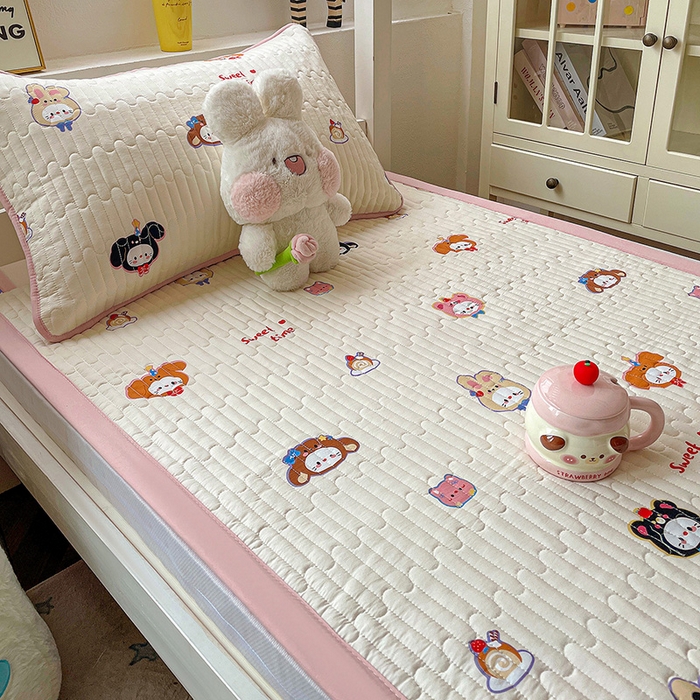 纽缦家纺 2026新款A类水洗棉夹棉学生床垫 慕尼