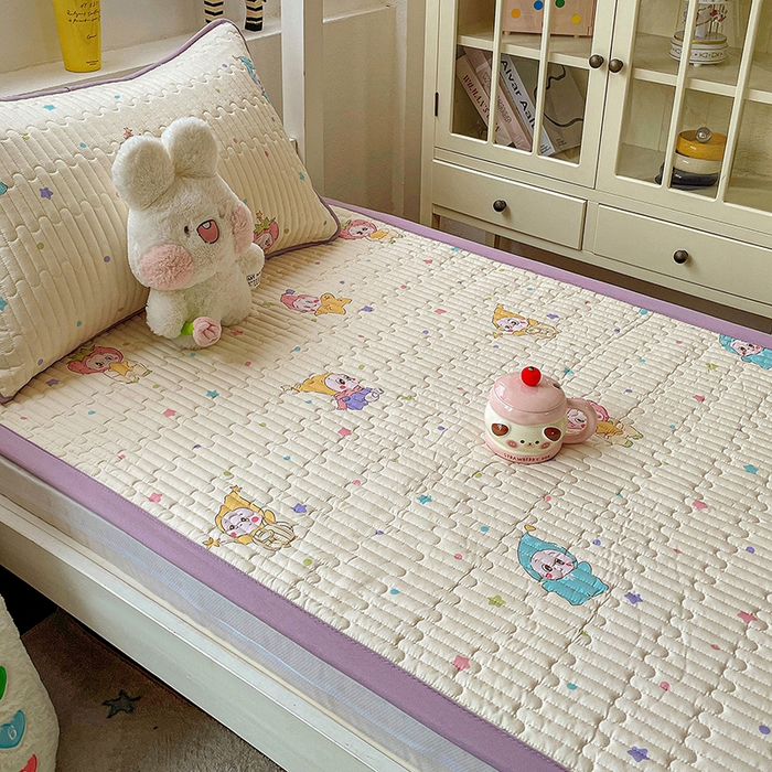 纽缦家纺 2026新款A类水洗棉夹棉学生床垫 星星