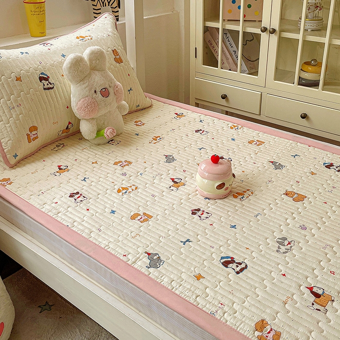 纽缦家纺 2026新款A类水洗棉夹棉学生床垫 洛奇