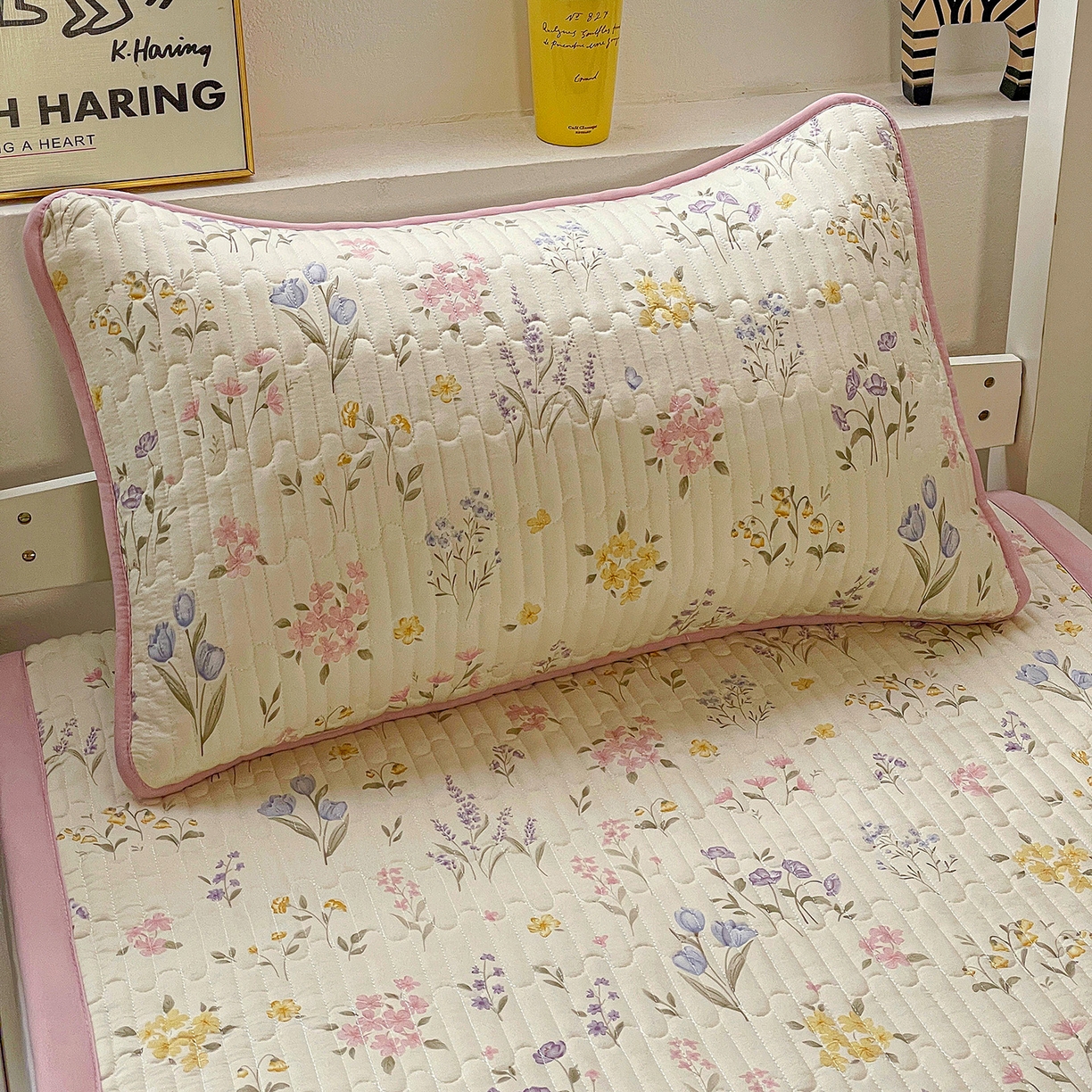 91家纺网 家纺一手货源 找家纺 纽缦家纺 2026新款A类水洗棉夹棉学生床垫 聆风