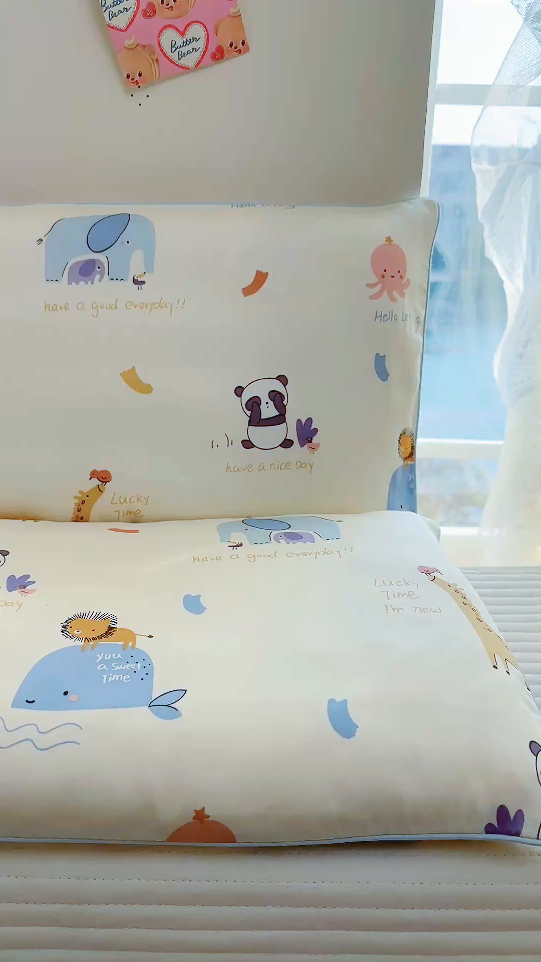 91家纺网 家纺一手货源 找家纺 姝辰 2026新款莱赛尔嵌绳卡通印花枕套儿童夏季凉感冰丝枕套幼儿园乳胶枕套枕罩 海洋奇遇