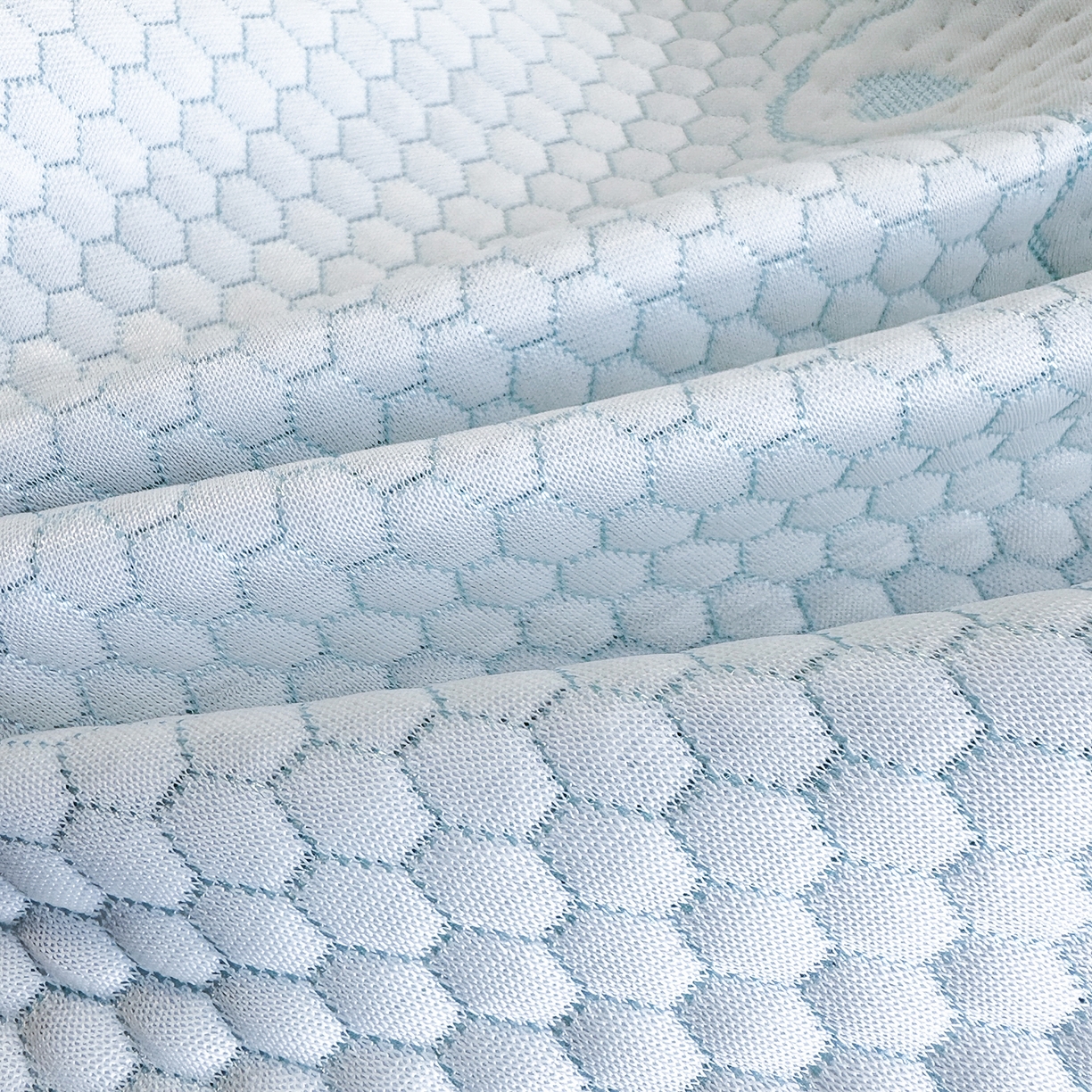 91家纺网 家纺一手货源 找家纺 奇丝雅 2026新款夏季A类卡通冰豆豆冰丝凉席枕套凉感家用可机洗单人学生宿舍48×74cm一只一对 小冰熊-蓝