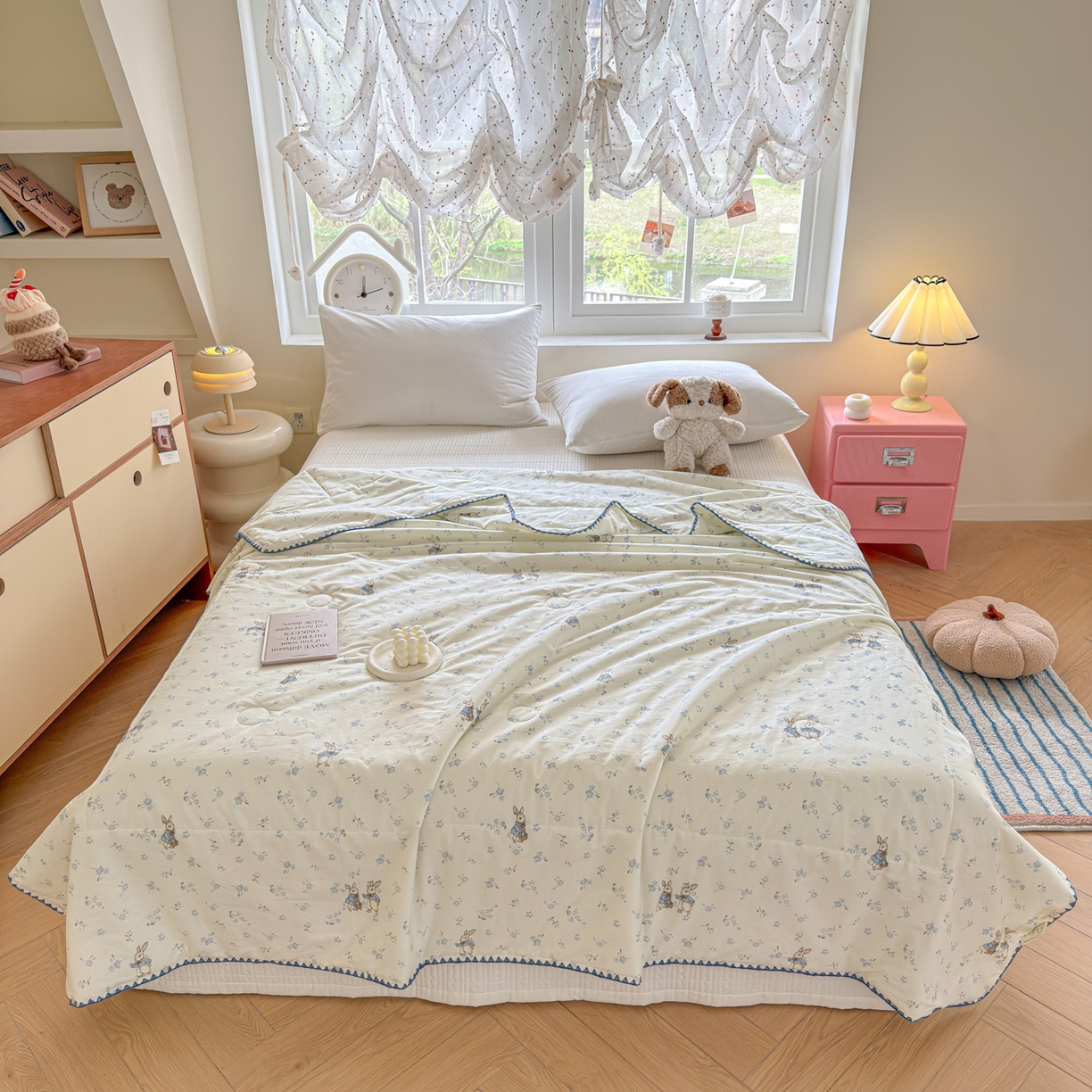 91家纺网 家纺一手货源 找家纺 （总）雅萱家纺 2026新款印花双面全棉棉花夏被