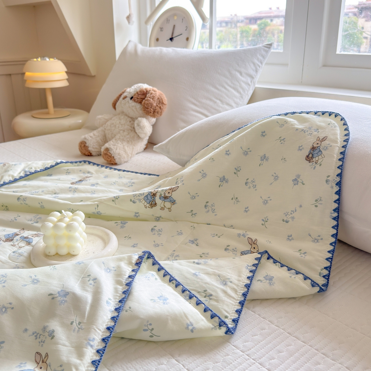 91家纺网 家纺一手货源 找家纺 （总）雅萱家纺 2026新款印花双面全棉棉花夏被