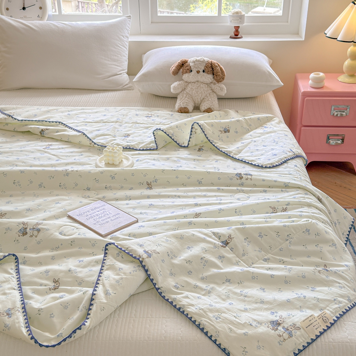 91家纺网 家纺一手货源 找家纺 （总）雅萱家纺 2026新款印花双面全棉棉花夏被