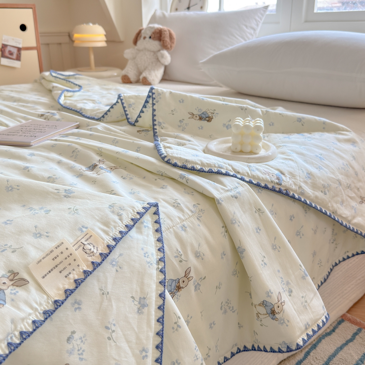 91家纺网 家纺一手货源 找家纺 （总）雅萱家纺 2026新款印花双面全棉棉花夏被