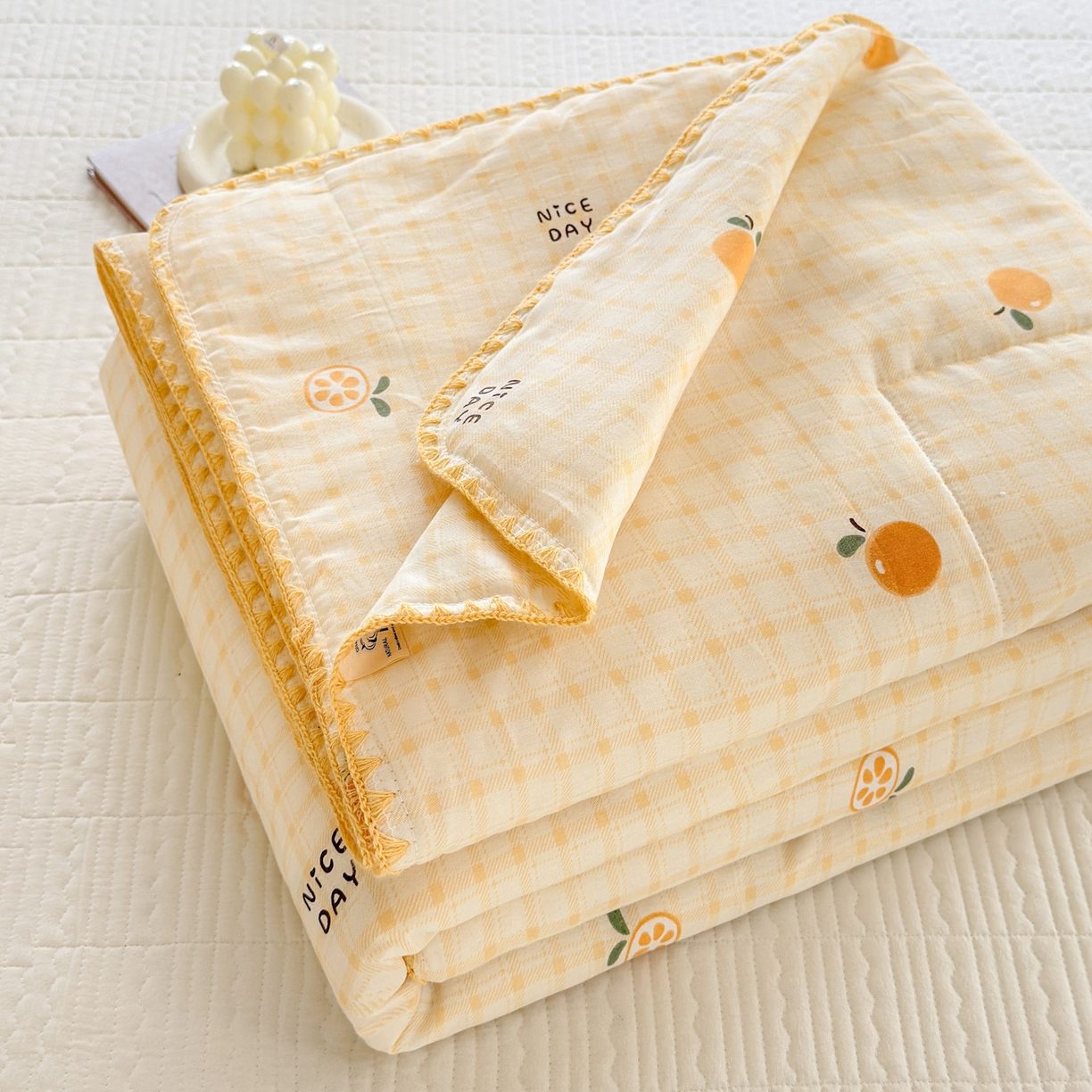 91家纺网 家纺一手货源 找家纺 （总）雅萱家纺 2026新款印花双面全棉棉花夏被