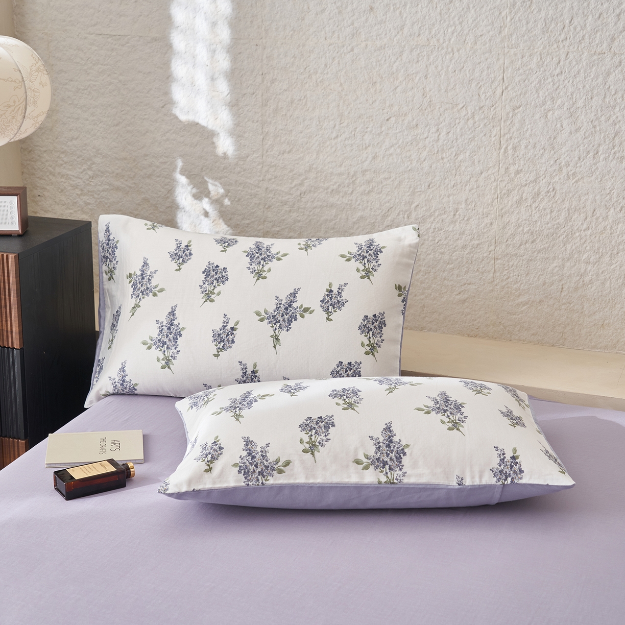 91家纺网 家纺一手货源 找家纺 晨曦家纺 2026新款全棉双层纱夏被四件套复古纯棉中国风夏凉被 蓝花序