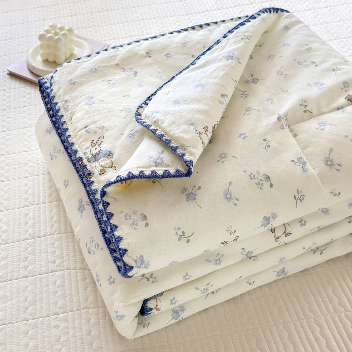 雅萱家纺 2026新款印花双面全棉棉花夏被 彼得免