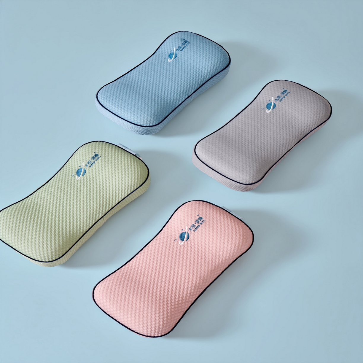 91家纺网 家纺一手货源 找家纺 永旺家纺 2026新款太空凉感记忆枕枕头枕芯 组合图