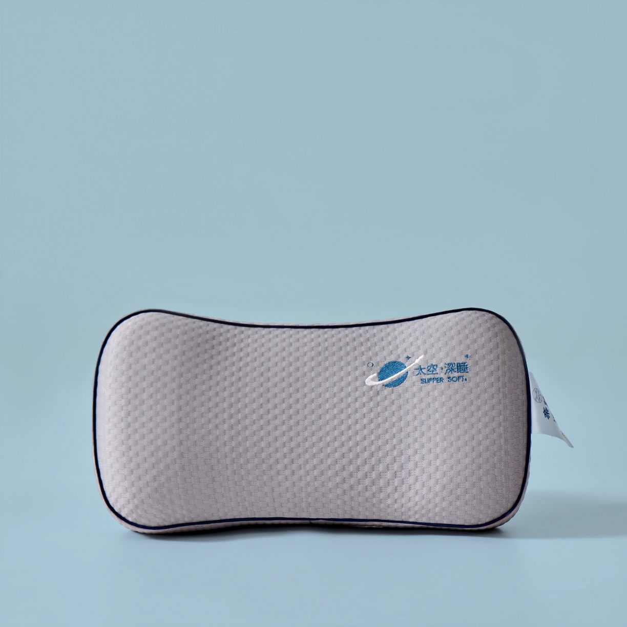 91家纺网 家纺一手货源 找家纺 永旺家纺 2026新款太空凉感记忆枕枕头枕芯 太空午休枕-灰