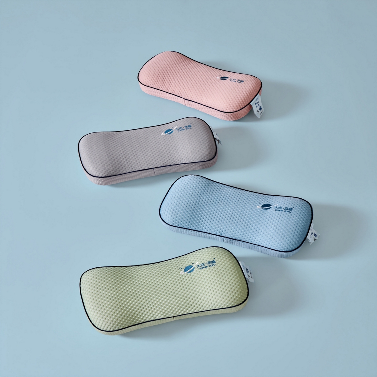 91家纺网 家纺一手货源 找家纺 永旺家纺 2026新款太空凉感记忆枕枕头枕芯 组合图