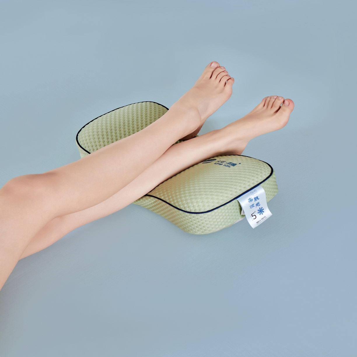 91家纺网 家纺一手货源 找家纺 永旺家纺 2026新款太空凉感记忆枕枕头枕芯 太空午休枕-绿