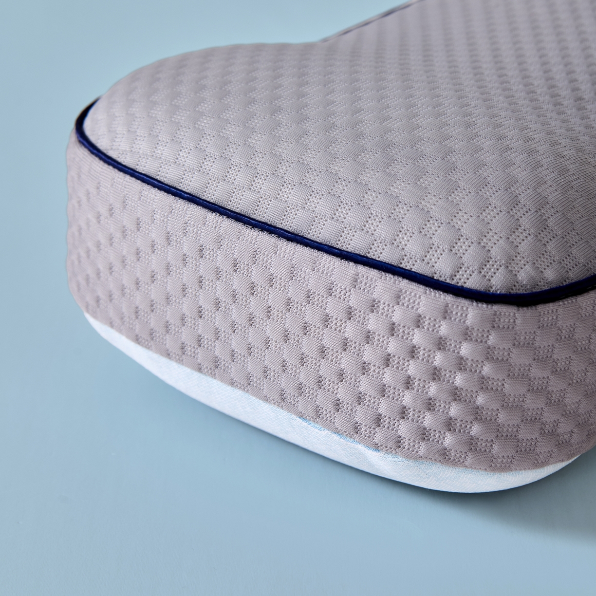 91家纺网 家纺一手货源 找家纺 永旺家纺 2026新款太空凉感记忆枕枕头枕芯 太空午休枕-灰