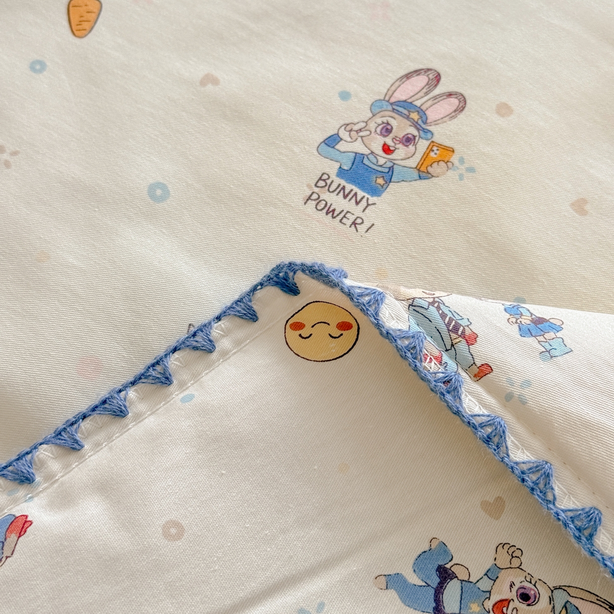 91家纺网 家纺一手货源 找家纺 雅萱家纺 2026新款印花双面全棉棉花夏被 胡萝卜免的派对