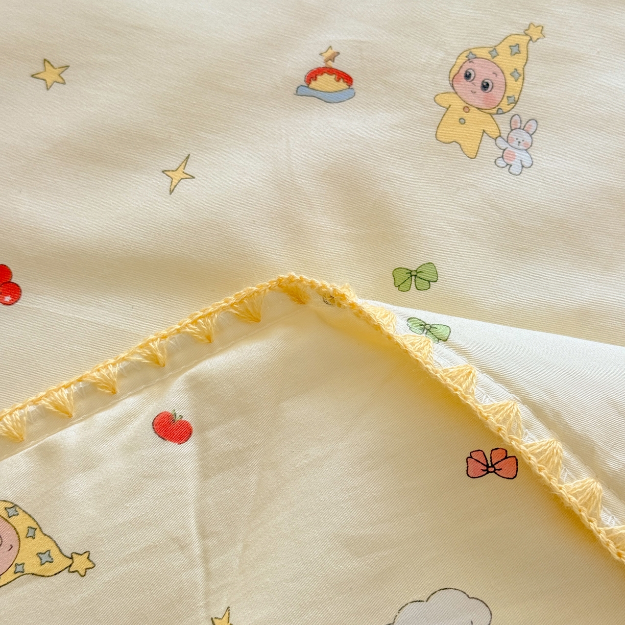 91家纺网 家纺一手货源 找家纺 雅萱家纺 2026新款印花双面全棉棉花夏被 奶油星人