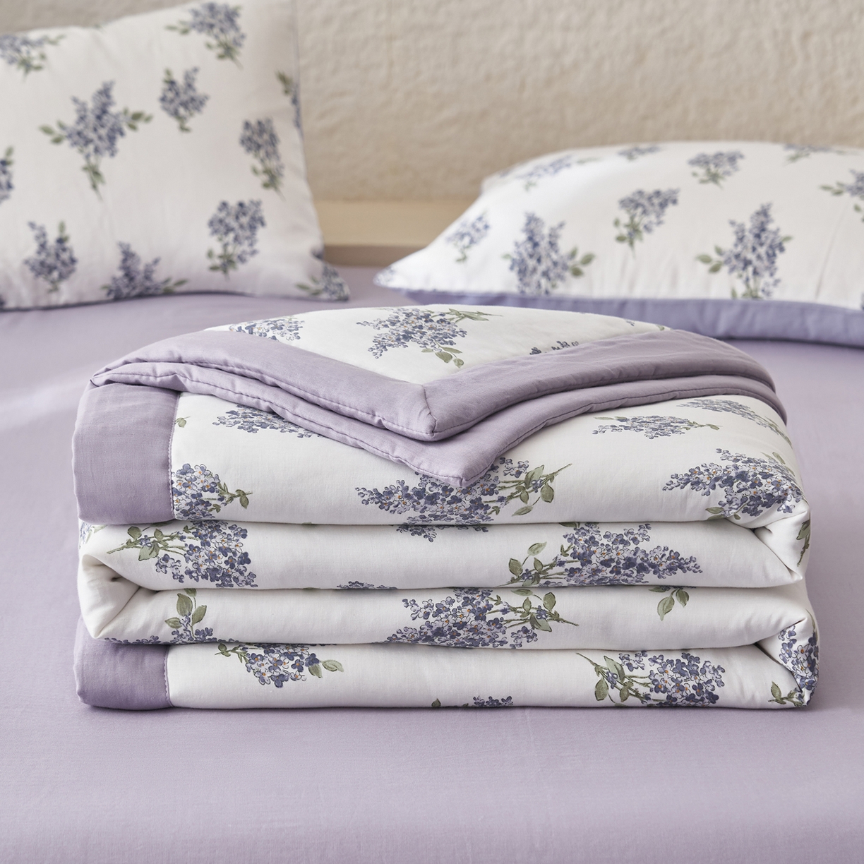 91家纺网 家纺一手货源 找家纺 （总）晨曦家纺 2026新款全棉双层纱夏被四件套复古纯棉中国风夏凉被