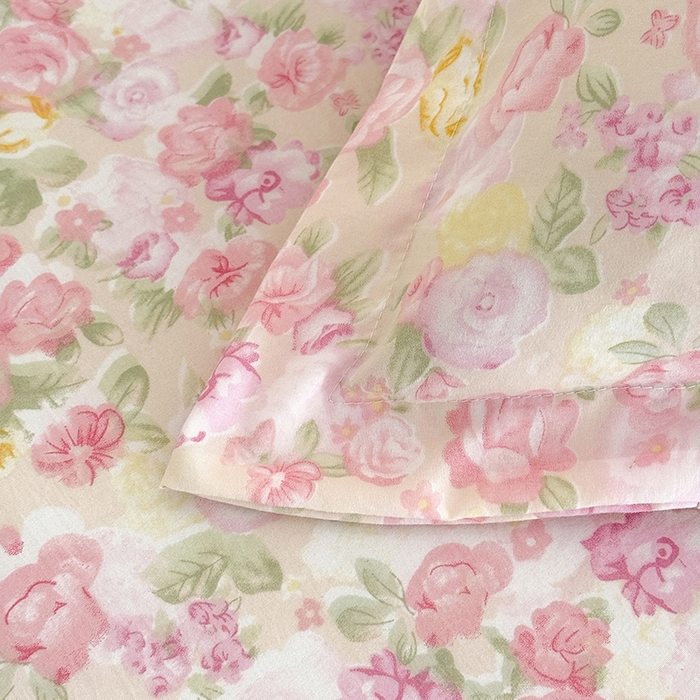 91家纺网 家纺一手货源 找家纺 优家居 2026新款A类水洗棉床裙单件三件套皱皱纱韩版公主风花边床罩直播爆款外贸定制 欧若拉