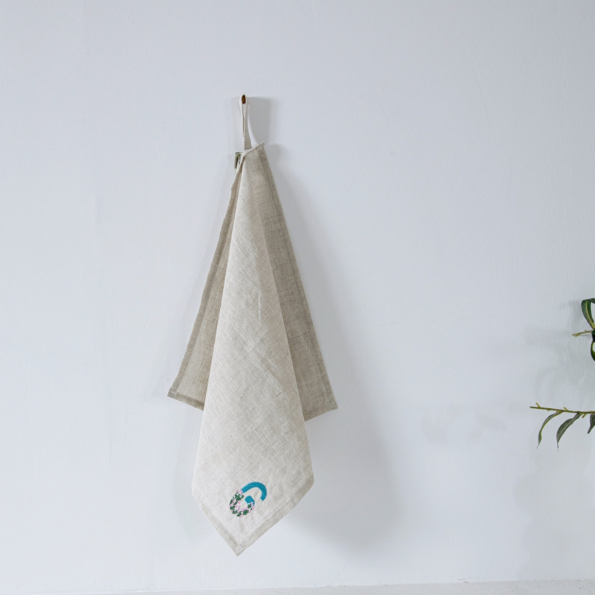 91家纺网 家纺一手货源 找家纺 微枕芯 2026新款汉麻洗脸巾 蓝色 40*40cm一只