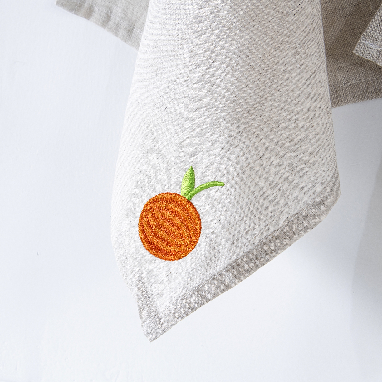 91家纺网 家纺一手货源 找家纺 微枕芯 2026新款汉麻洗脸巾 橙色 40*40cm一只