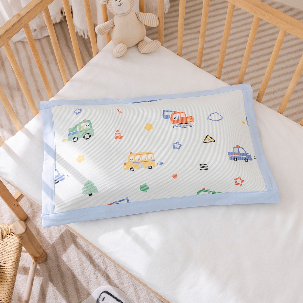 91家纺网 家纺一手货源 找家纺 （总）荷马之梦 2026新款A类母婴原创卡通冰丝儿童枕套