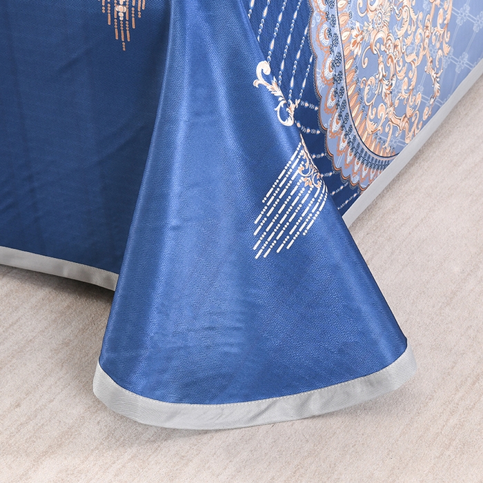 91家纺网 家纺一手货源 找家纺 绒品壹家家纺 2026新款立体数码印花凉感丝冰丝席软凉席席子三件套 富丽堂皇