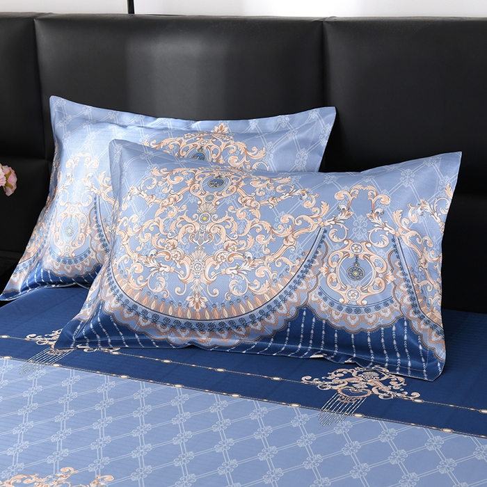 91家纺网 家纺一手货源 找家纺 绒品壹家家纺 2026新款立体数码印花凉感丝冰丝席软凉席席子三件套 富丽堂皇