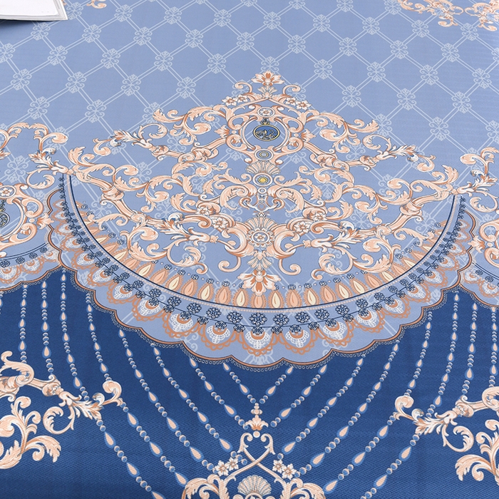 91家纺网 家纺一手货源 找家纺 绒品壹家家纺 2026新款立体数码印花凉感丝冰丝席软凉席席子三件套 富丽堂皇