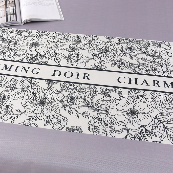 91家纺网 家纺一手货源 找家纺 绒品壹家家纺 2026新款立体数码印花凉感丝冰丝席软凉席席子三件套 花语