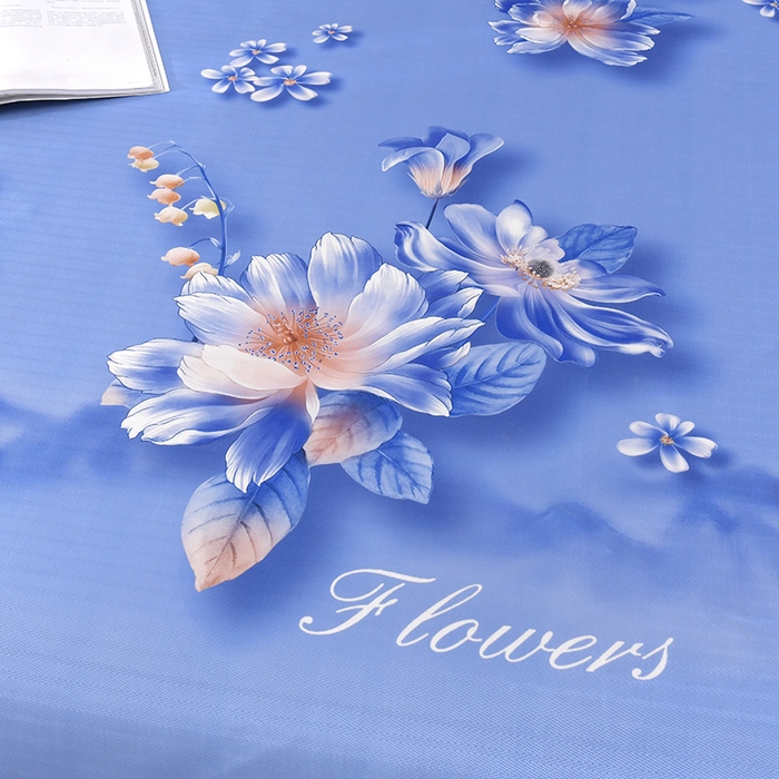 91家纺网 家纺一手货源 找家纺 绒品壹家家纺 2026新款立体数码印花凉感丝冰丝席软凉席席子三件套 铃兰花