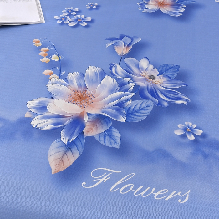 91家纺网 家纺一手货源 找家纺 绒品壹家家纺 2026新款立体数码印花凉感丝冰丝席软凉席席子三件套 铃兰花