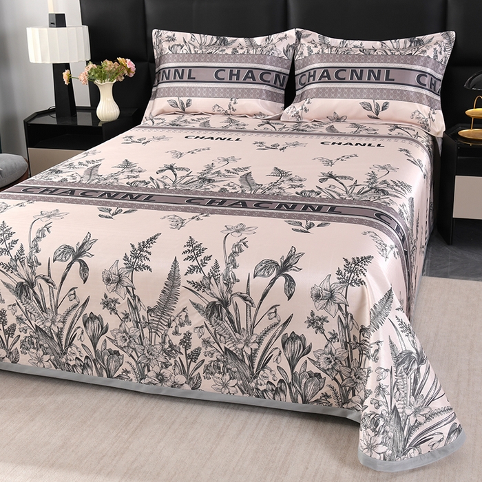 91家纺网 家纺一手货源 找家纺 绒品壹家家纺 2026新款立体数码印花凉感丝冰丝席软凉席席子三件套 轻奢生活