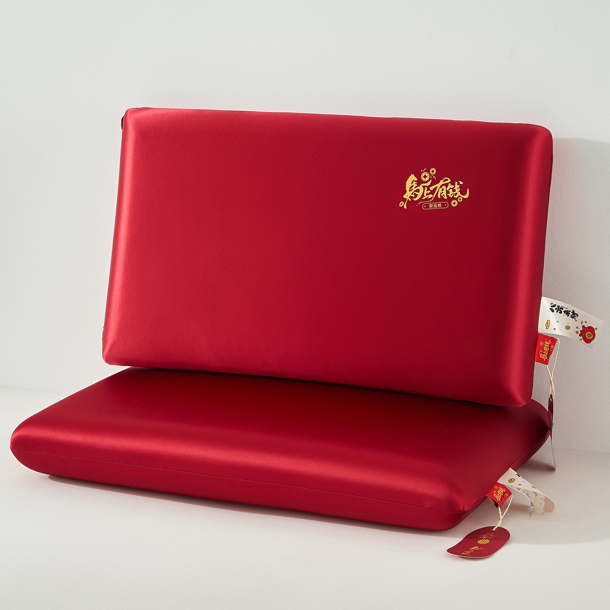 91家纺网 家纺一手货源 找家纺 （总）乐可 2026新款马上有钱财运枕枕头枕芯