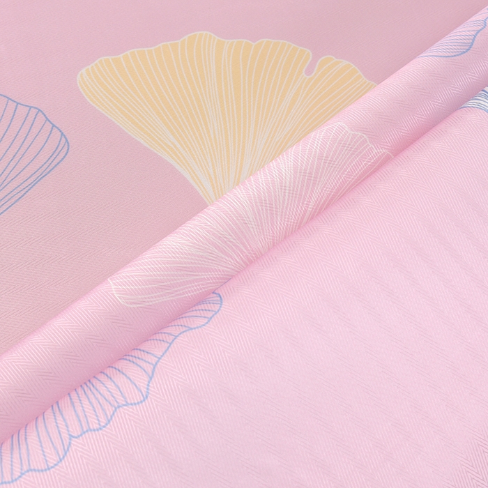 91家纺网 家纺一手货源 找家纺 绒品壹家家纺 2026新款立体数码印花凉感丝冰丝席软凉席席子三件套 三生有幸 粉