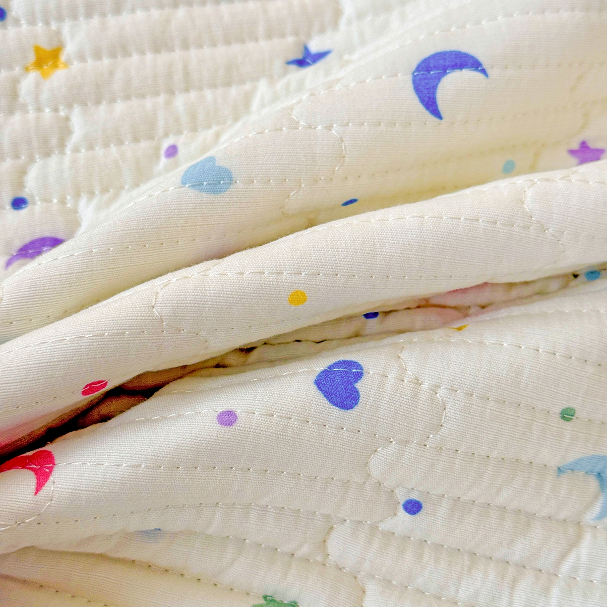 91家纺网 家纺一手货源 找家纺 恒尚居 2026新款云感皱皱纱床盖花边床单双层纱床盖三件套-四季款 花边款-星月