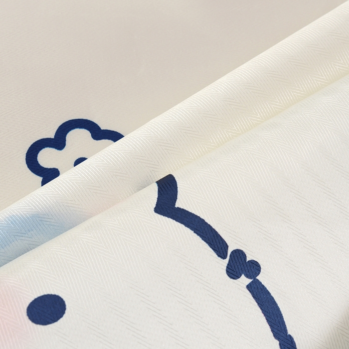 91家纺网 家纺一手货源 找家纺 绒品壹家家纺 2026新款立体数码印花凉感丝冰丝席软凉席席子三件套 小熊  蓝