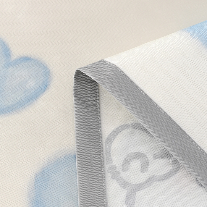 91家纺网 家纺一手货源 找家纺 绒品壹家家纺 2026新款立体数码印花凉感丝冰丝席软凉席席子三件套 小熊  蓝