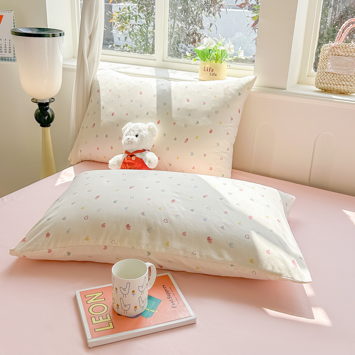 91家纺网 家纺一手货源 找家纺 富艺隆 2026新款A类水洗棉双层纱夏被空调被 皱皱纱夏凉被 爱心手礼