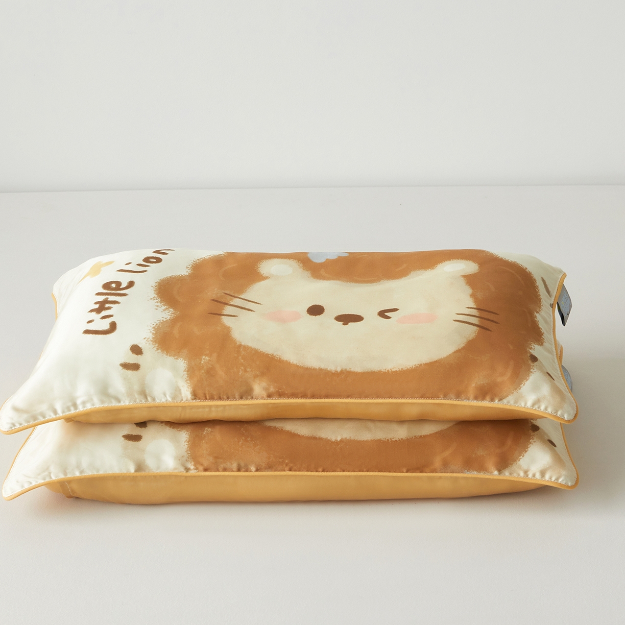 91家纺网 家纺一手货源 找家纺 （总）荷马之梦 2026新款60s兰精天丝原创数码印花大版儿童枕套